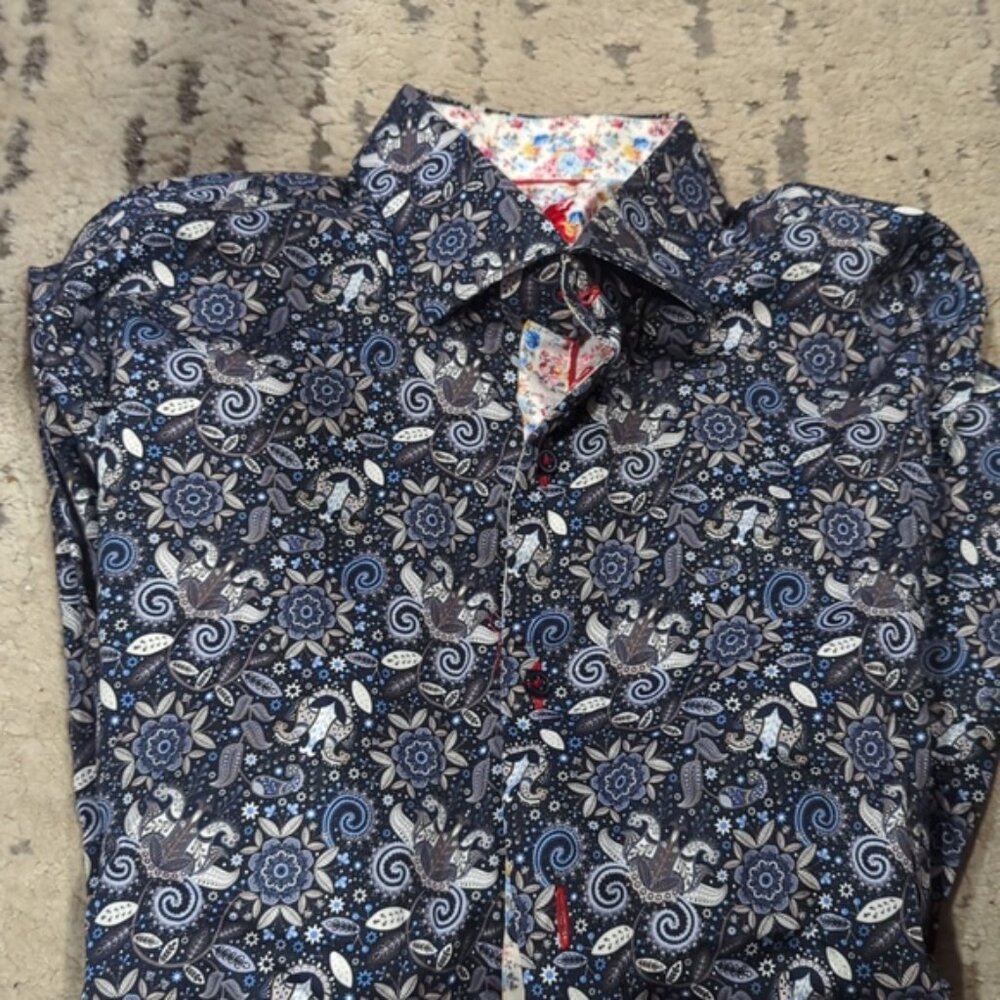 Smith dress shirt with floral accents